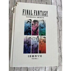 Final Fantasy Ultimania Archive I II III IV V VI Volume 1 Game 2018 Art Book